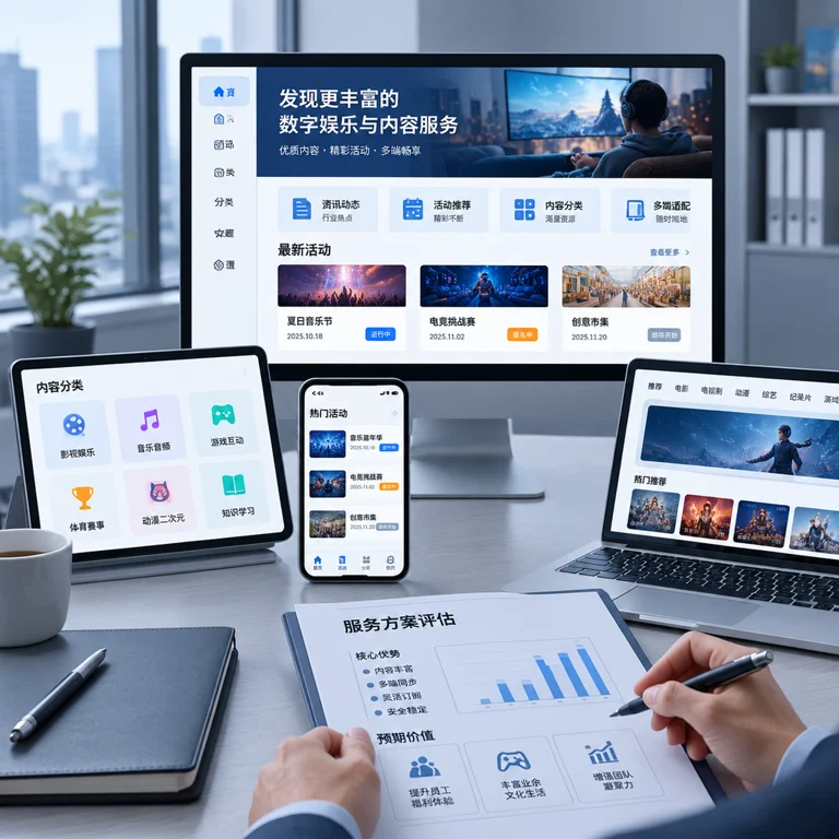 企业客户评估PG电子在线娱乐入口的服务流程示意